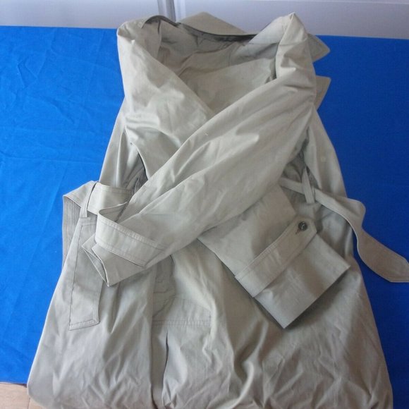 14R WOMENS US MARINE CORP ISSUE COAT ALL WX TRENCH JACKET OVERCOAT 21 SI 407 - Picture 6 of 12